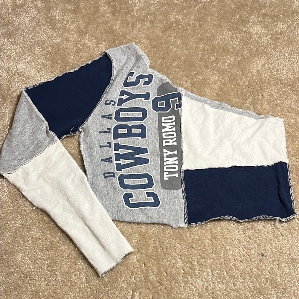 Custom Cowboys One Shoulder Top